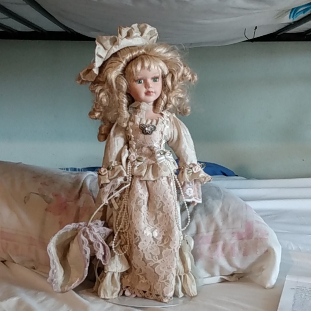 Porcelain girl doll.